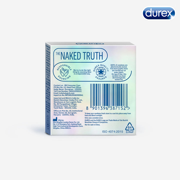 Durex Invisible - 3 Condoms - Durex India 